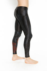 Unisex Tights - Salmon Run Red