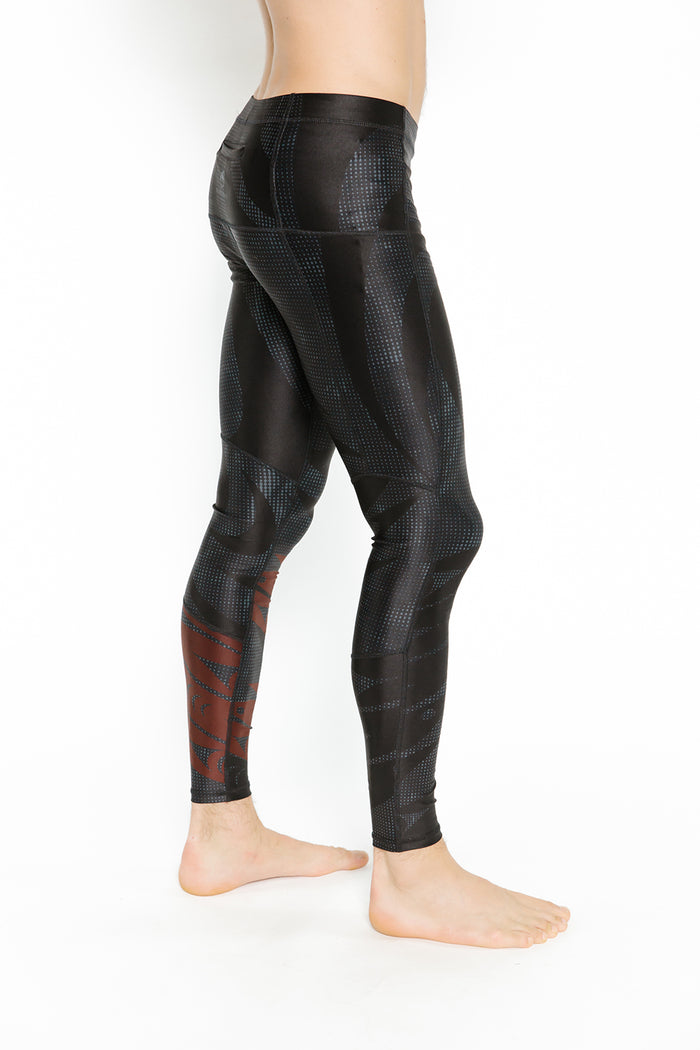 Unisex Tights - Salmon Run Red