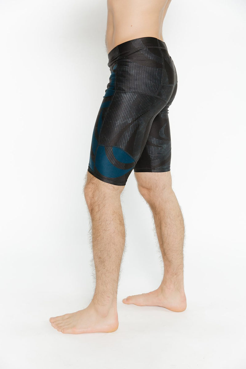 Unisex  Bike Short - Salmon Run Blue