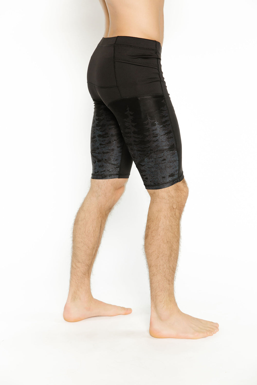 Unisex  Bike Short - Midnight Forest