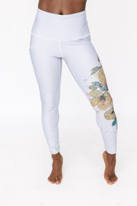 Mother Earths Garden Gray Dawn Pocket  Legging