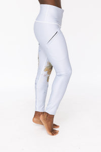 Mother Earths Garden Gray Dawn Pocket  Legging