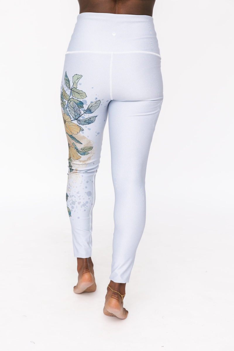 Mother Earths Garden Gray Dawn Pocket  Legging