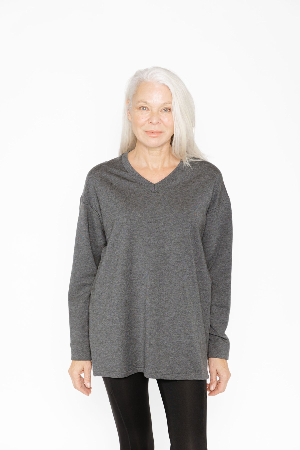 Charcoal Boyfriend Pullover