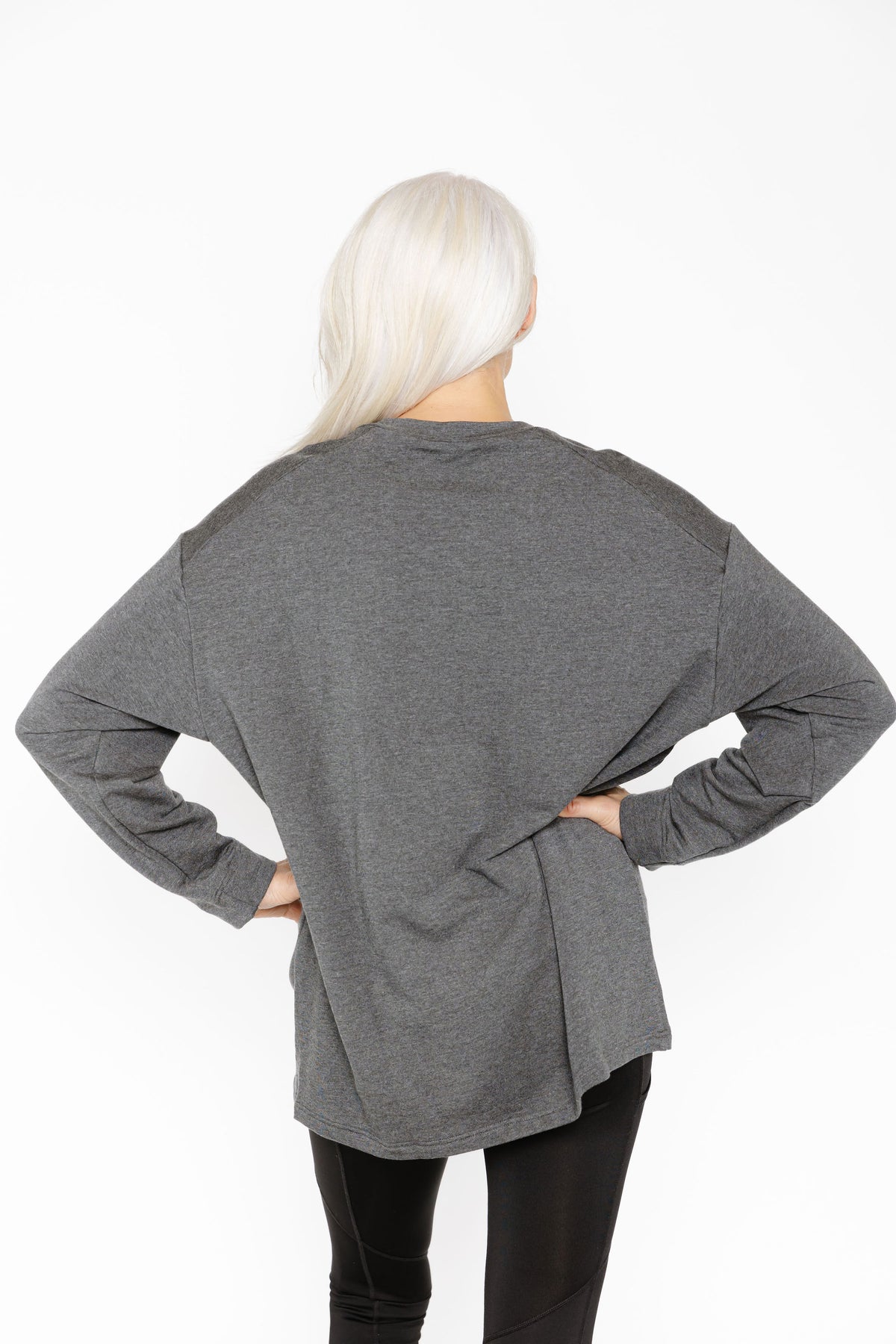 Charcoal Boyfriend Pullover