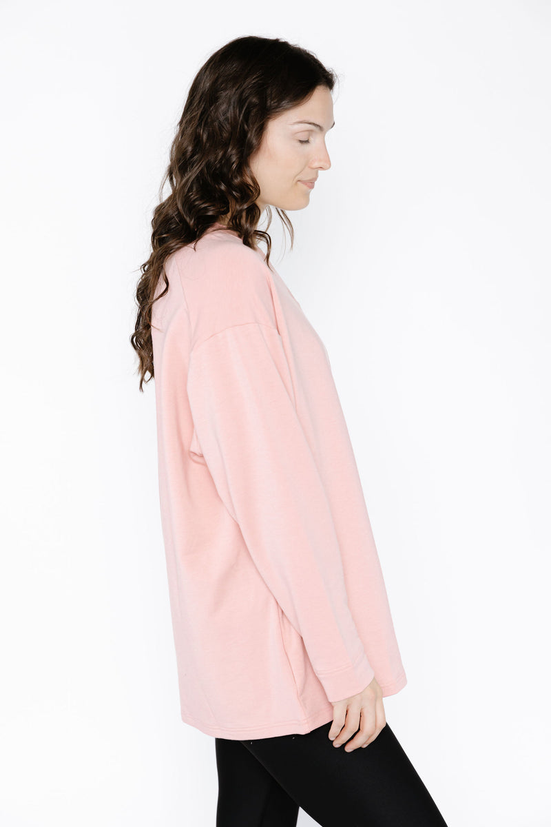 Mellow Rose Boyfriend Pullover