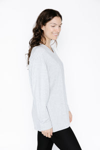 Light Grey Boyfriend Pullover