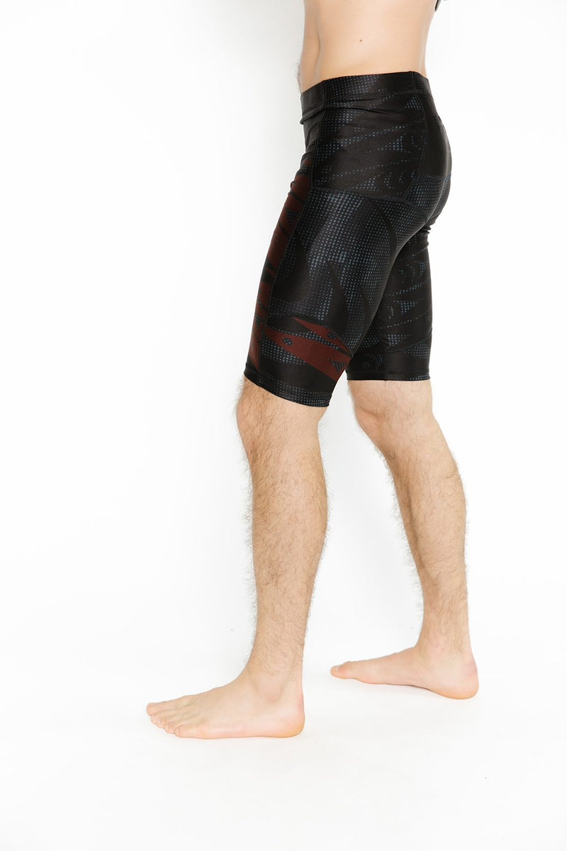 Unisex  Bike Short - Salmon Run Red