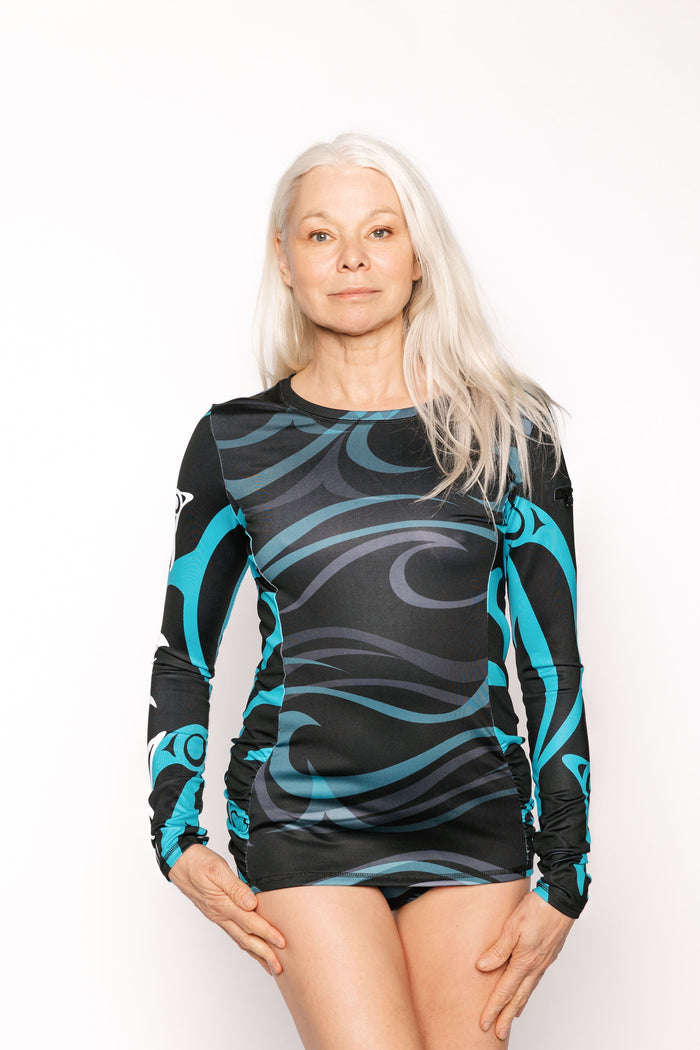 Rashguard − Dolphin Blue