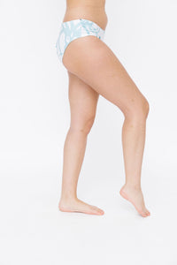 Rouched Bathing Suit Bottom − Squid Teal