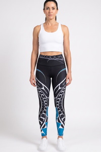 Suma Teal Fashion  Leggings