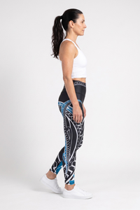 Suma Teal Fashion  Leggings