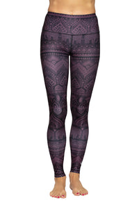 Sacred Elephant Plum Legging