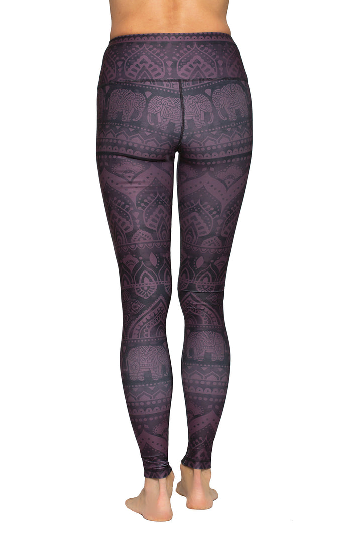 Sacred Elephant Plum Legging
