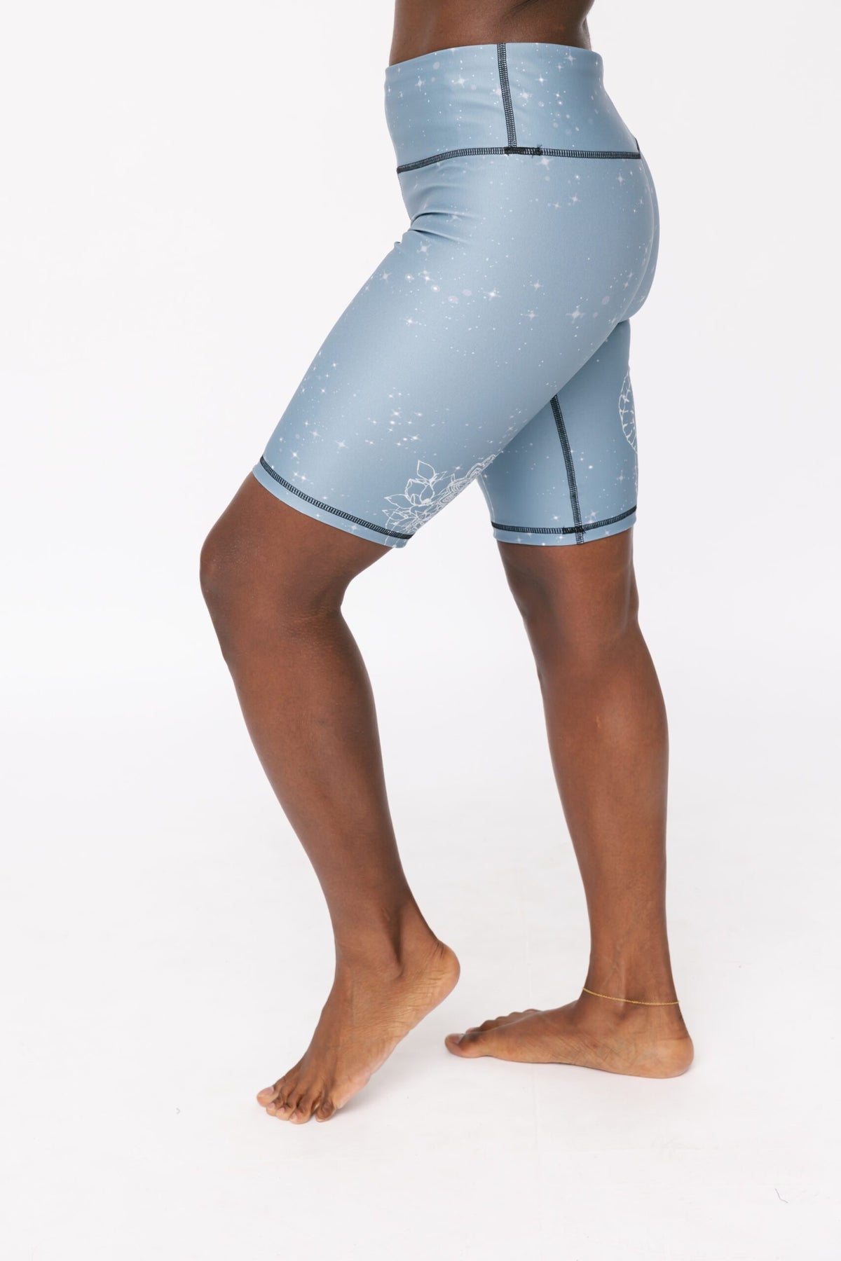 Sally Shorts - Celestial Ram Steel Blue Twighlight