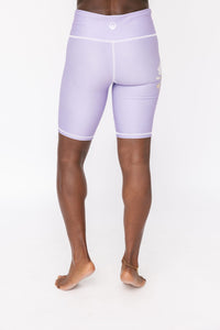 Sally Shorts - Geo Rose Purple Rose