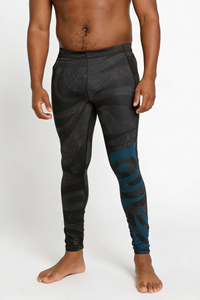 Unisex Tights - Salmon Run Blue