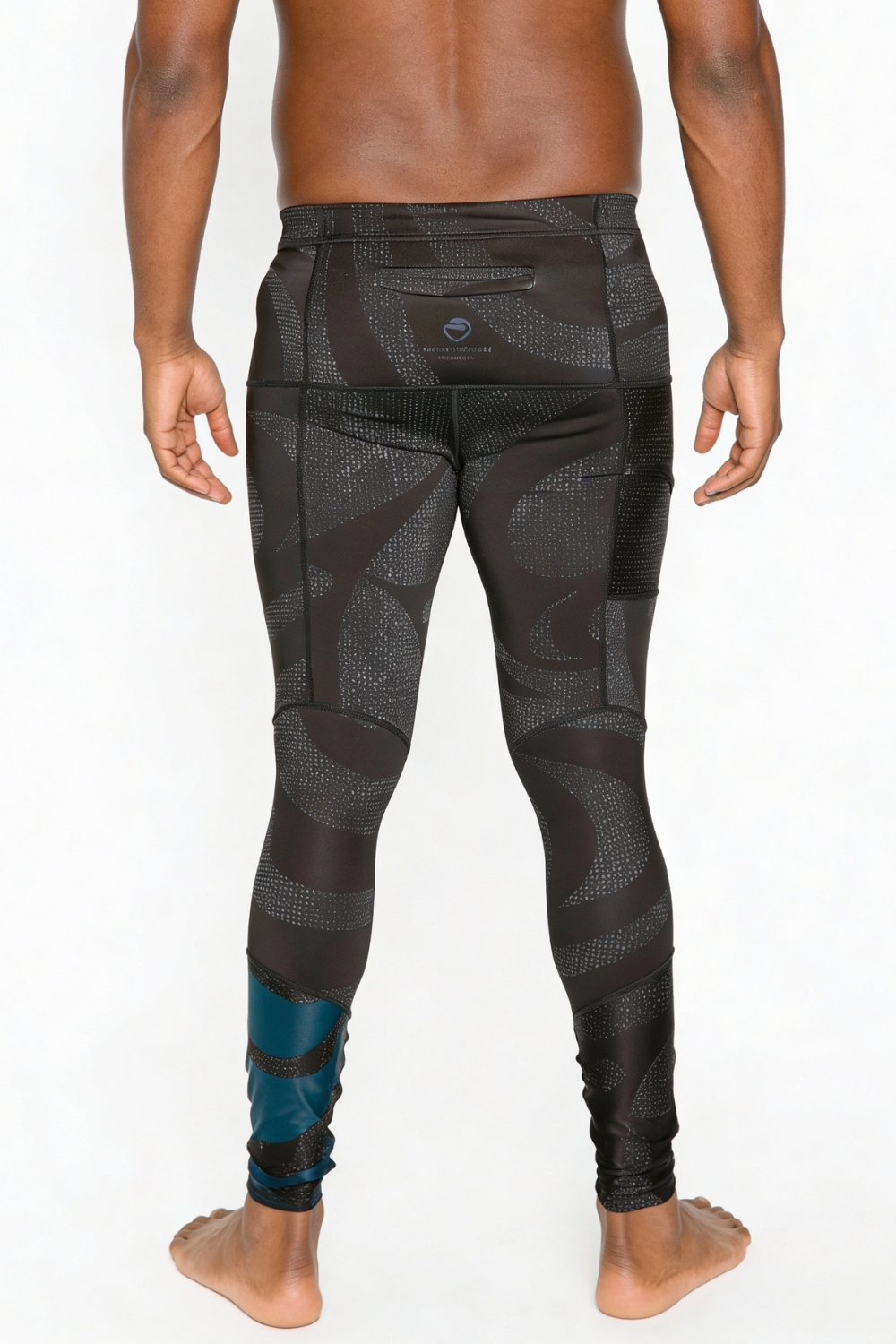 Unisex Tights - Salmon Run Blue