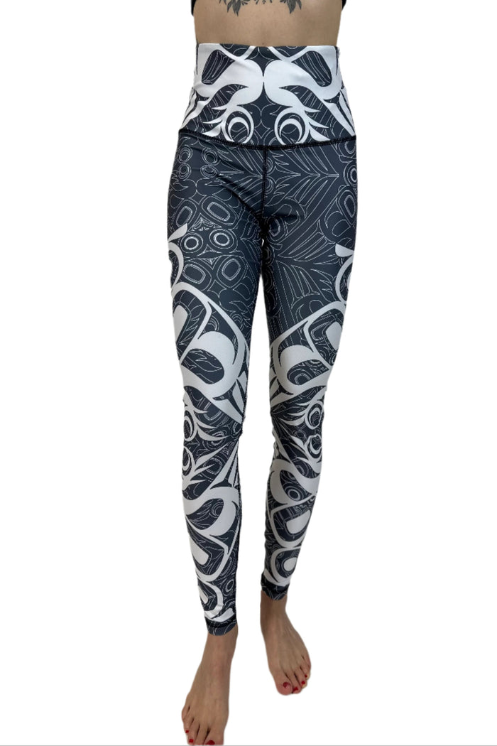 Snowy Owl Graphite Leggings