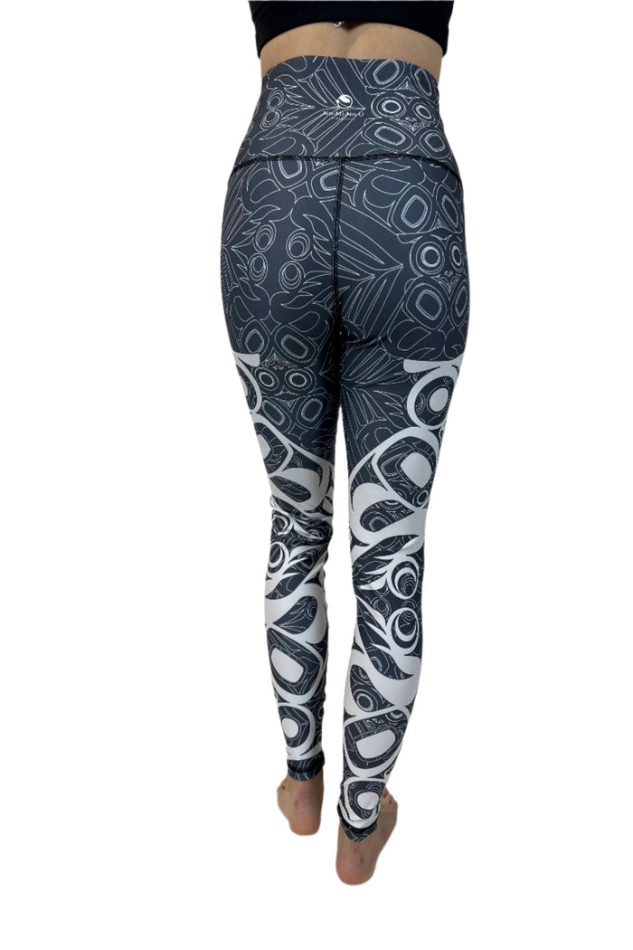 Snowy Owl Graphite Leggings