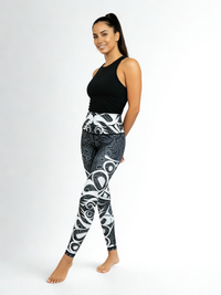 Snowy Owl Graphite Leggings
