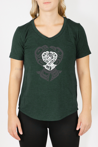 Women's T-Shirt - Eagle & Raven Yin Yang (XS)