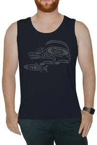 Men's Tank - Wolf And Moon