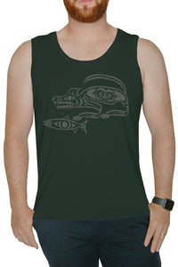 Men's Tank - Wolf And Moon (XS)