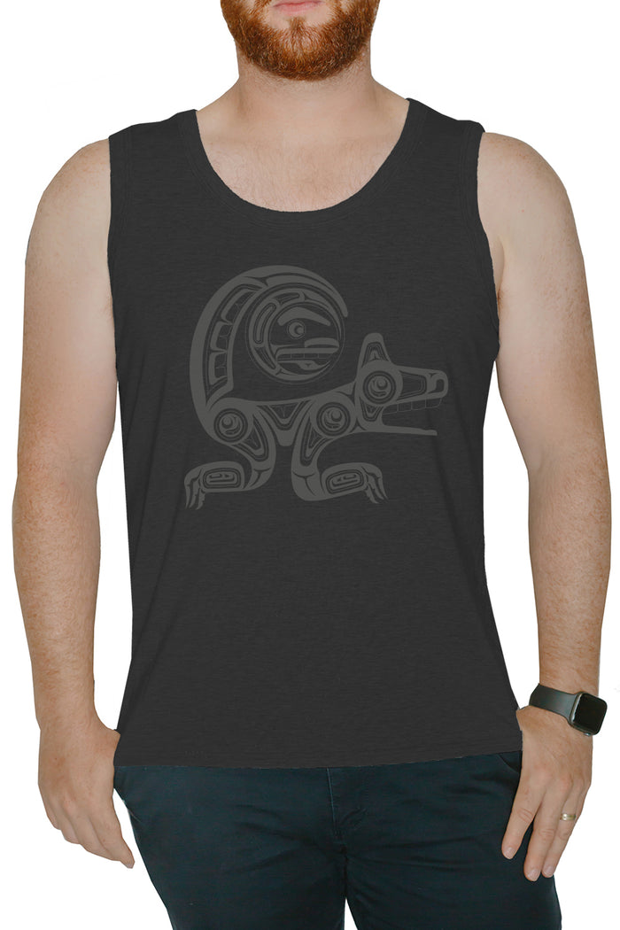 Men's Tank - Wolf And Moon