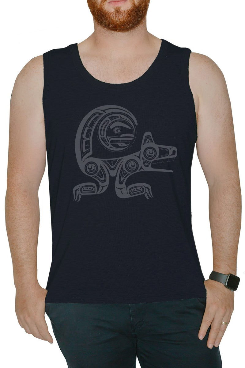 Men's Muscle Tank - Wolf & Moon