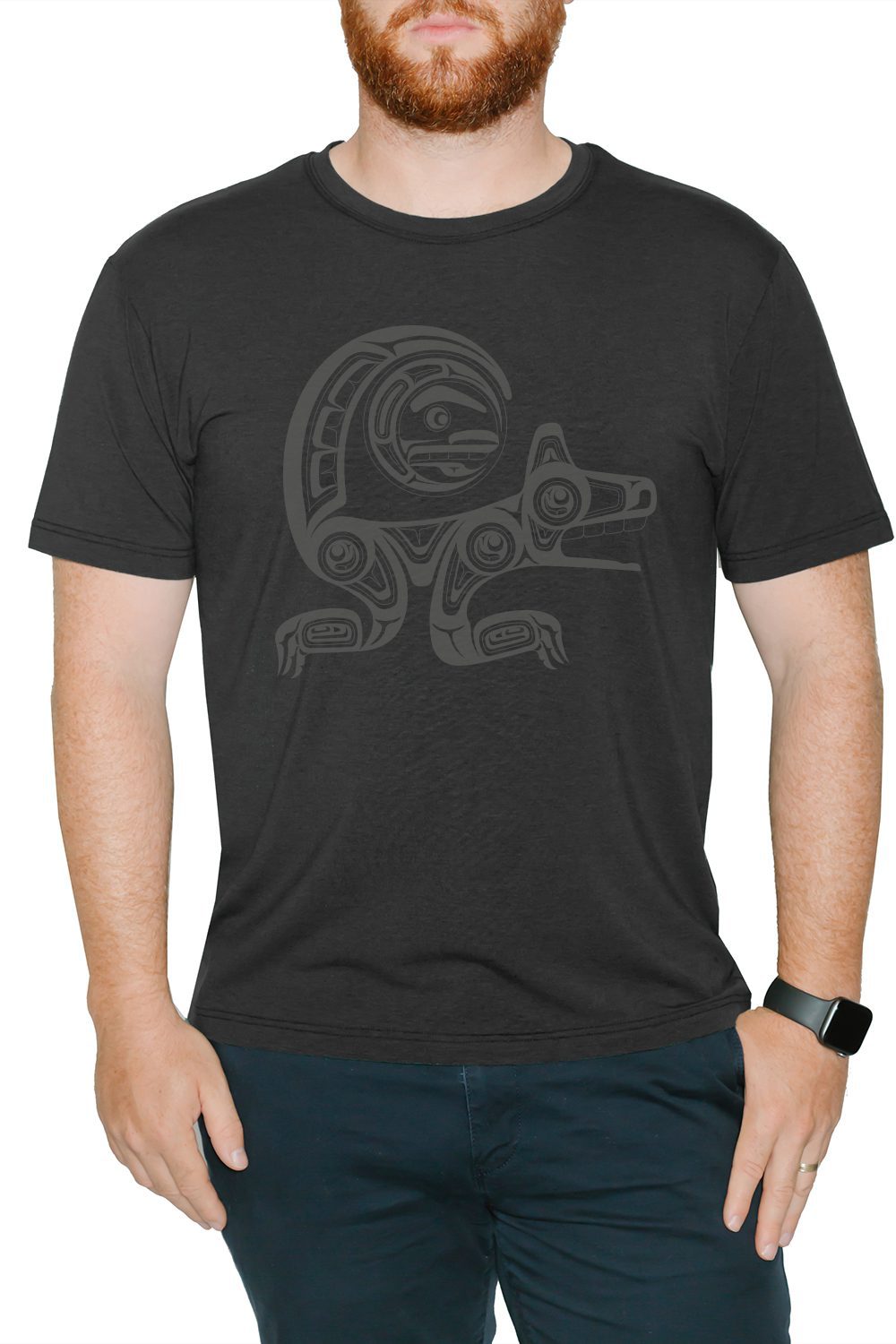 Men's T-Shirt - Wolf & Moon