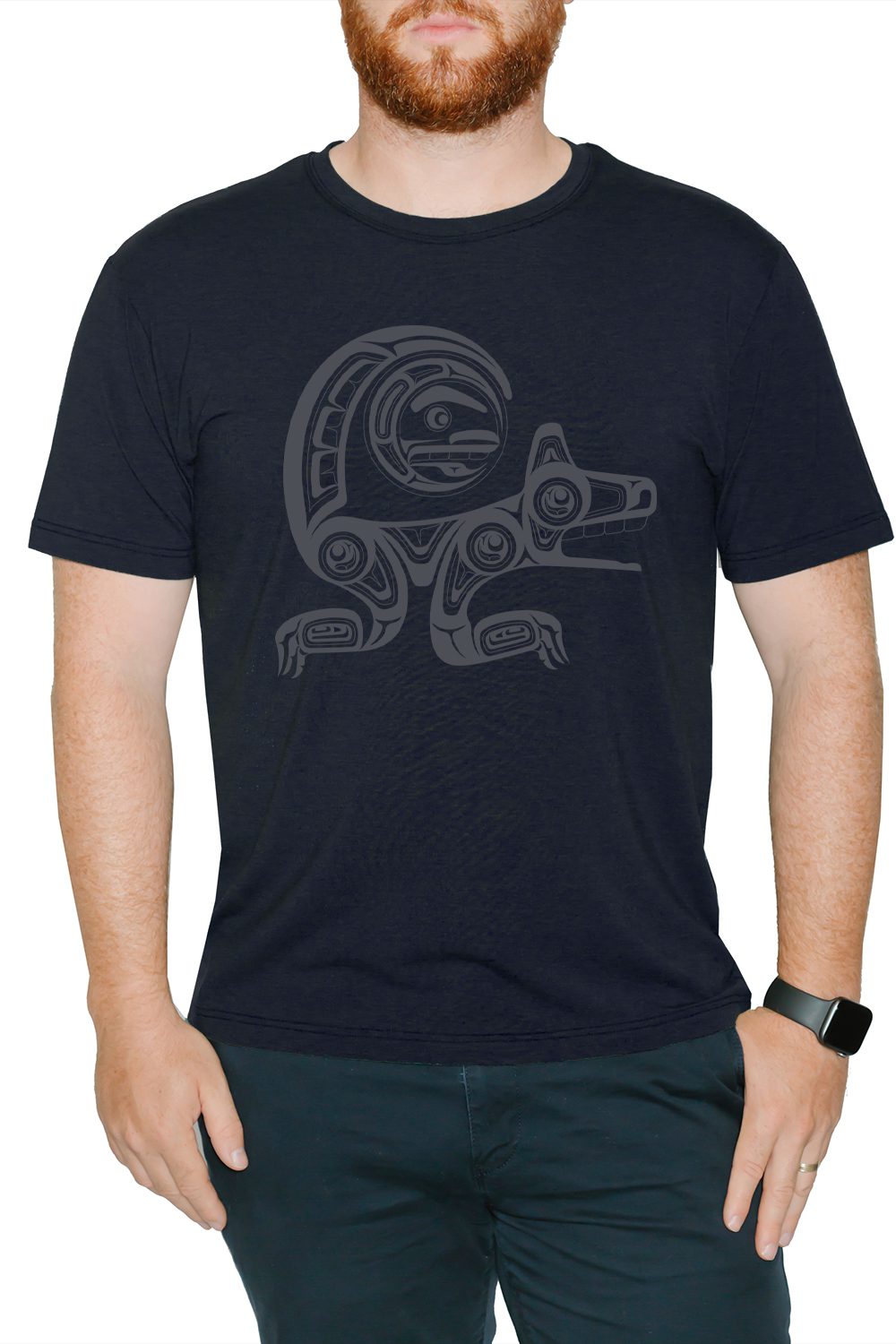 Men's T-Shirt - Wolf & Moon