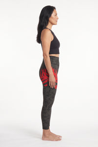 Wild Horse Onyx Flame Fashion Leggings