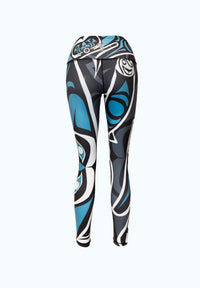 Wolf Teal Leggings