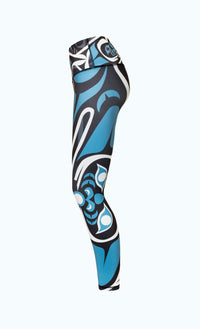 Wolf Teal Leggings