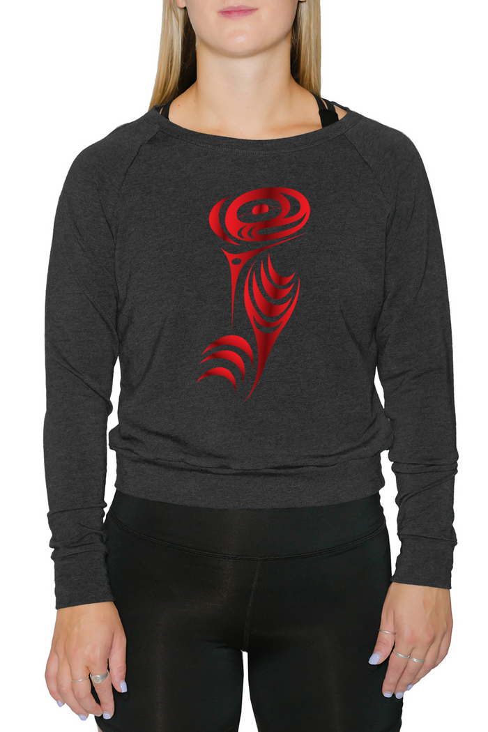 Women's Pullover - Salmon Run
