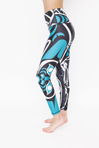 Wolf Teal Legging