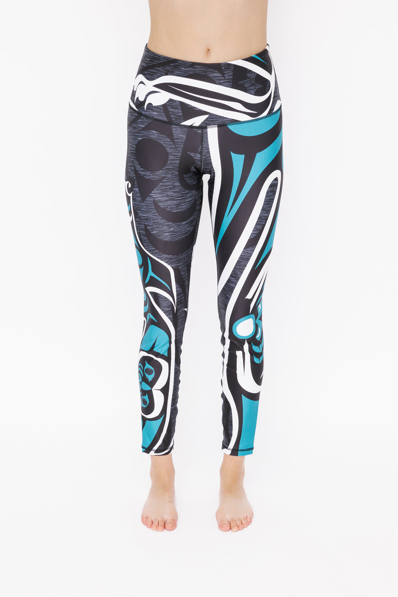 Wolf Teal Legging