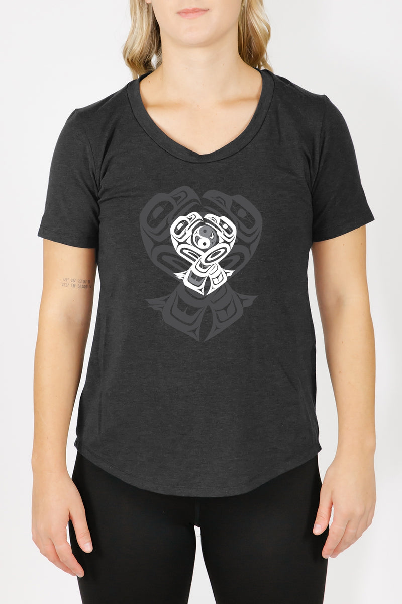 Women's T-Shirt - Eagle & Raven Yin Yang