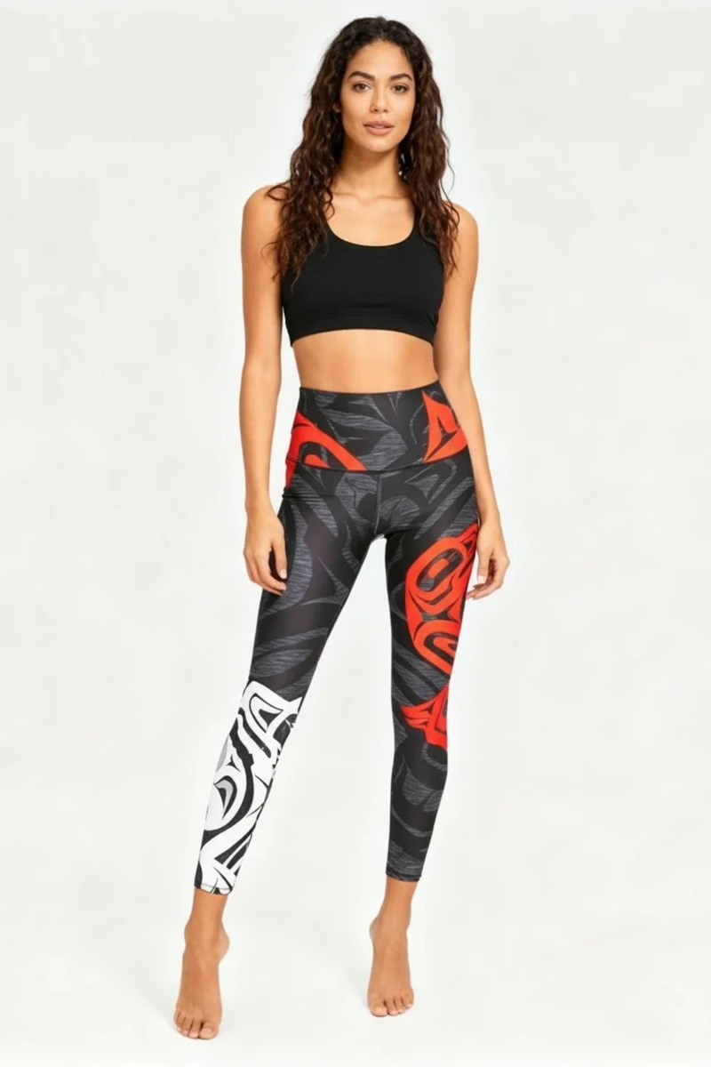 Eagle & Raven Yin Yang Legging - No•Mi•No•U