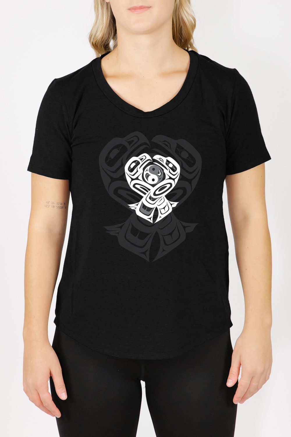 Women's T-Shirt - Eagle & Raven Yin Yang