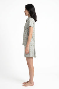 Ladies Polo Shirt - Bonsai Ditsy Grove