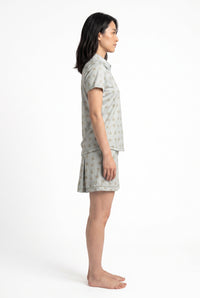 Ladies Polo Shirt - Bonsai Ditsy Grove