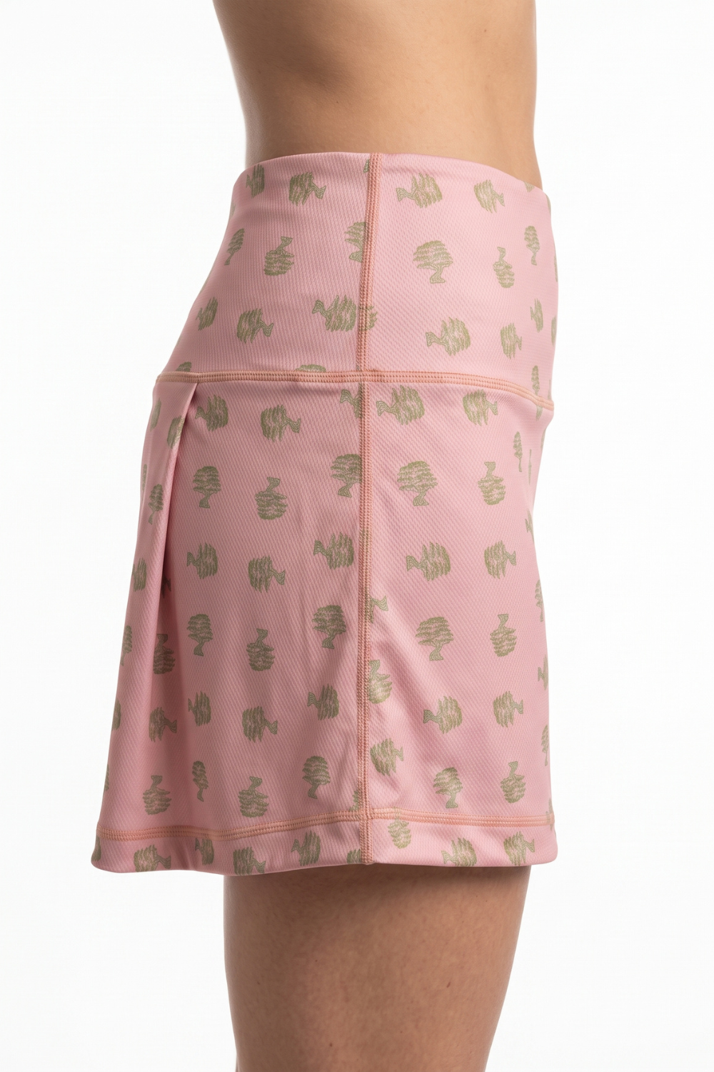 Ladies Lightweight Skort - Bonsai Ditsy Rose