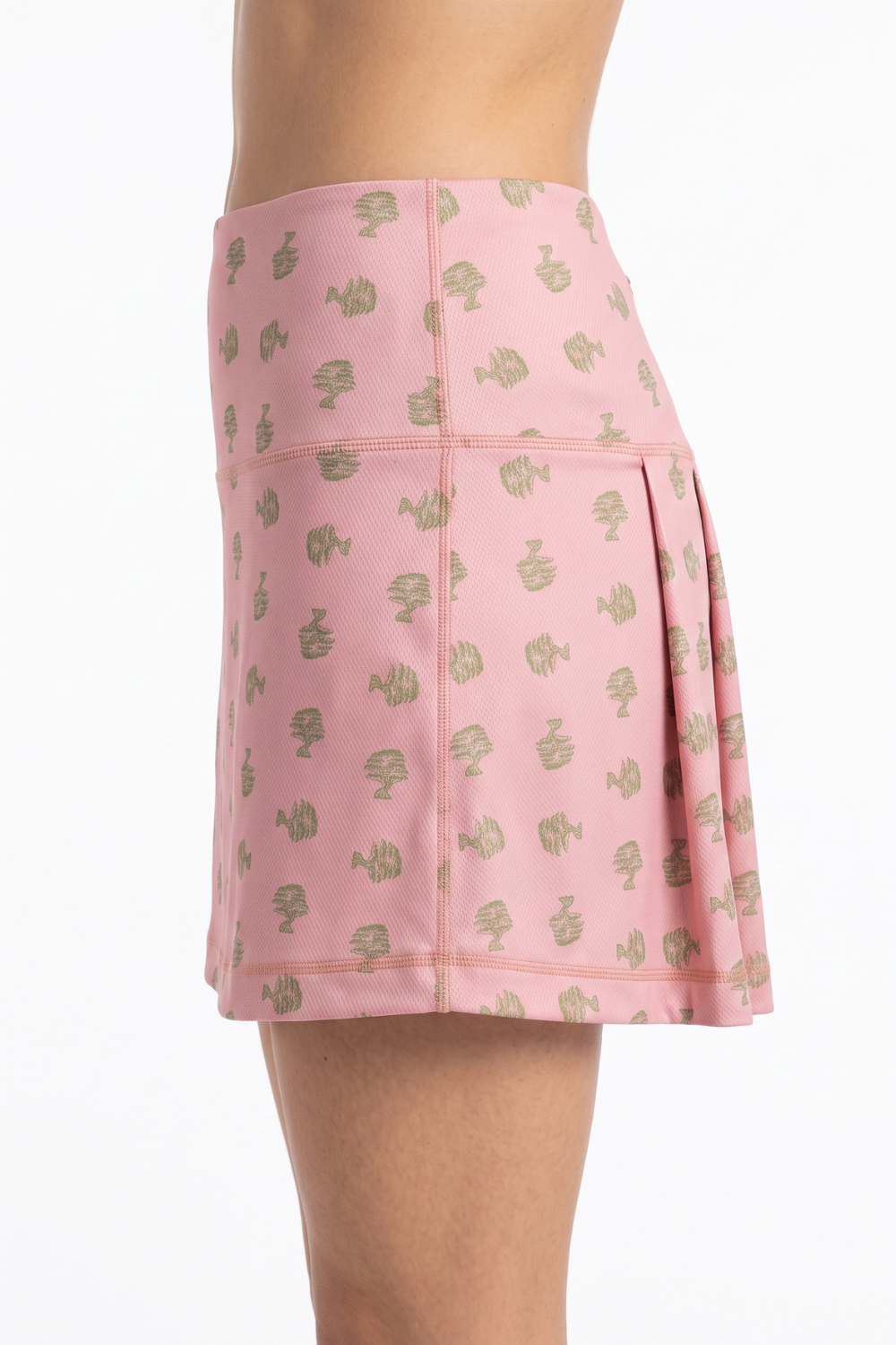 Ladies Lightweight Skort - Bonsai Ditsy Rose