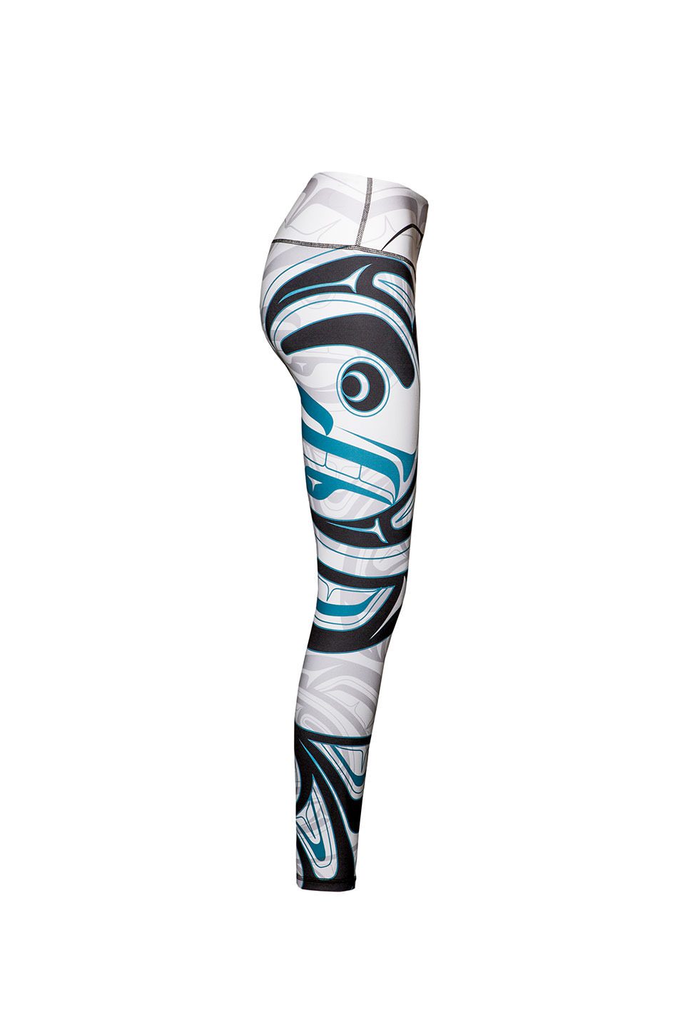 Wolf and Moon White Legging - No•Mi•No•U