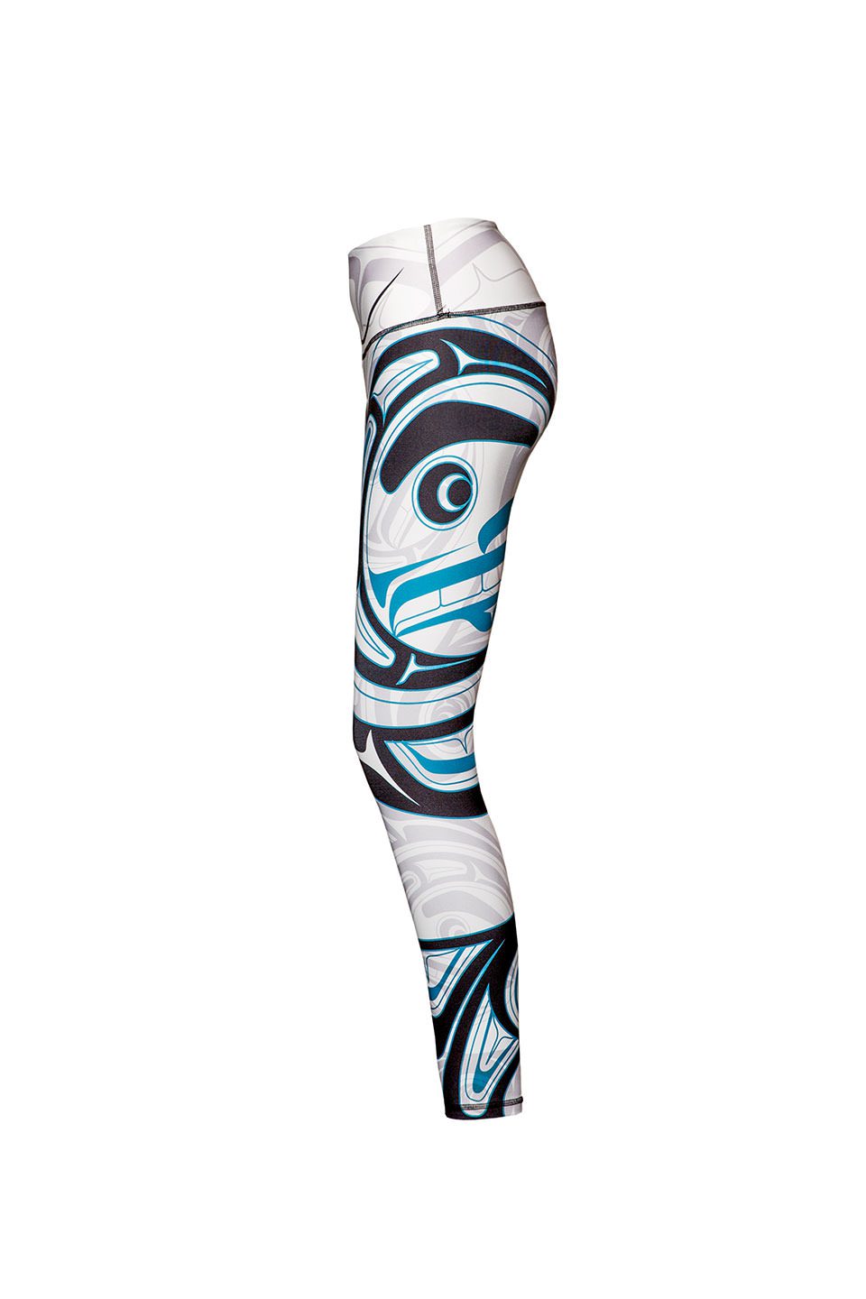 Wolf and Moon White Legging - No•Mi•No•U