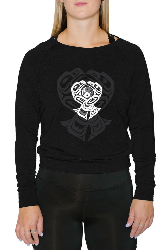 Women's Pullover - Eagle & Raven Yin Yang