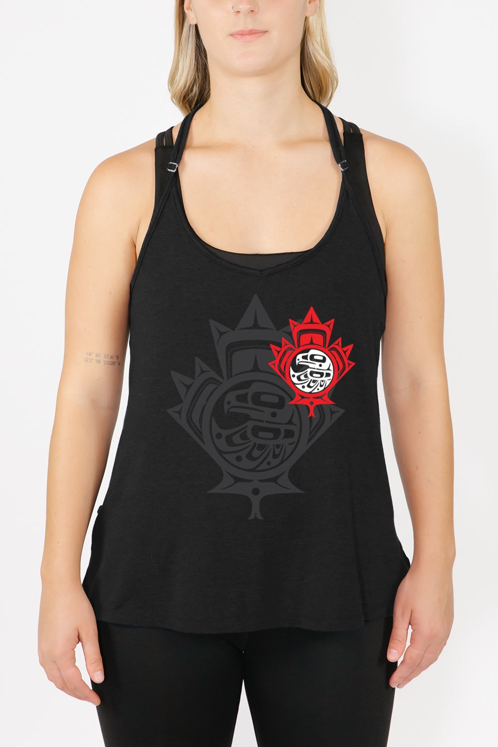 Spaghetti Strap Tank - Maple Leaf