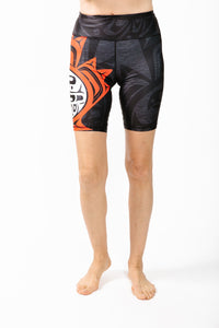 Fern Shorts - Maple Leaf Black